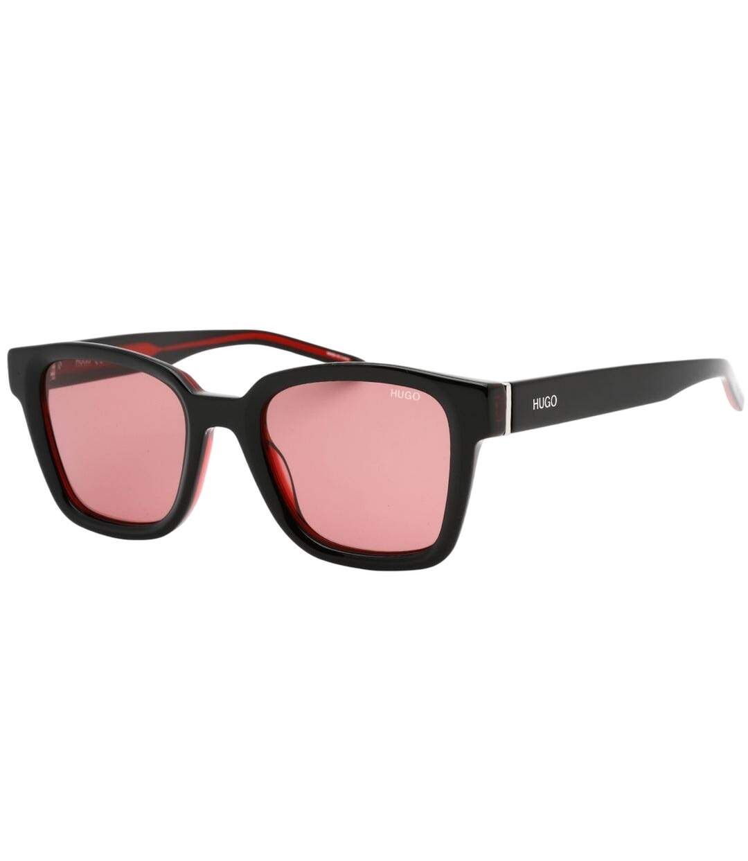 Lunettes De Soleil Homme Taille Unique Bordeaux Rouge Noir Hugo Boss-2
