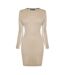 Robe Courte Ovalout Femme Beige Diesel-2