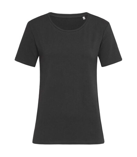 Stedman Womens/Ladies Stars T-Shirt (Black Opal) - UTAB469