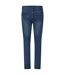 Jean Motif/style Motard Homme Bleu Foncé Brave Soul-3