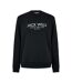 Mens Belvue Embroidered Logo Sweatshirt Black Jack Wills-2