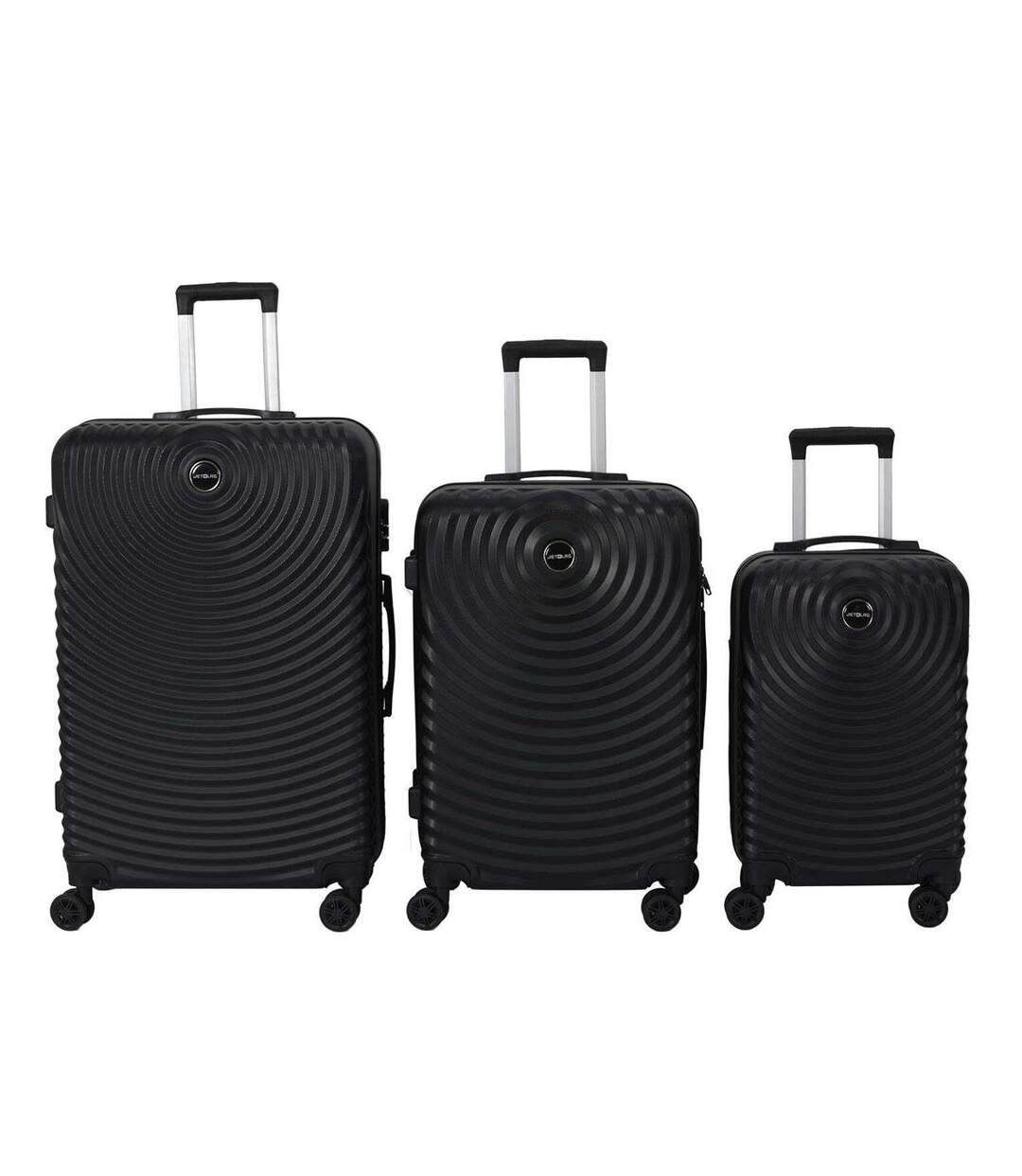 Lot de 3 Valises Barcelone 95L Noir-1