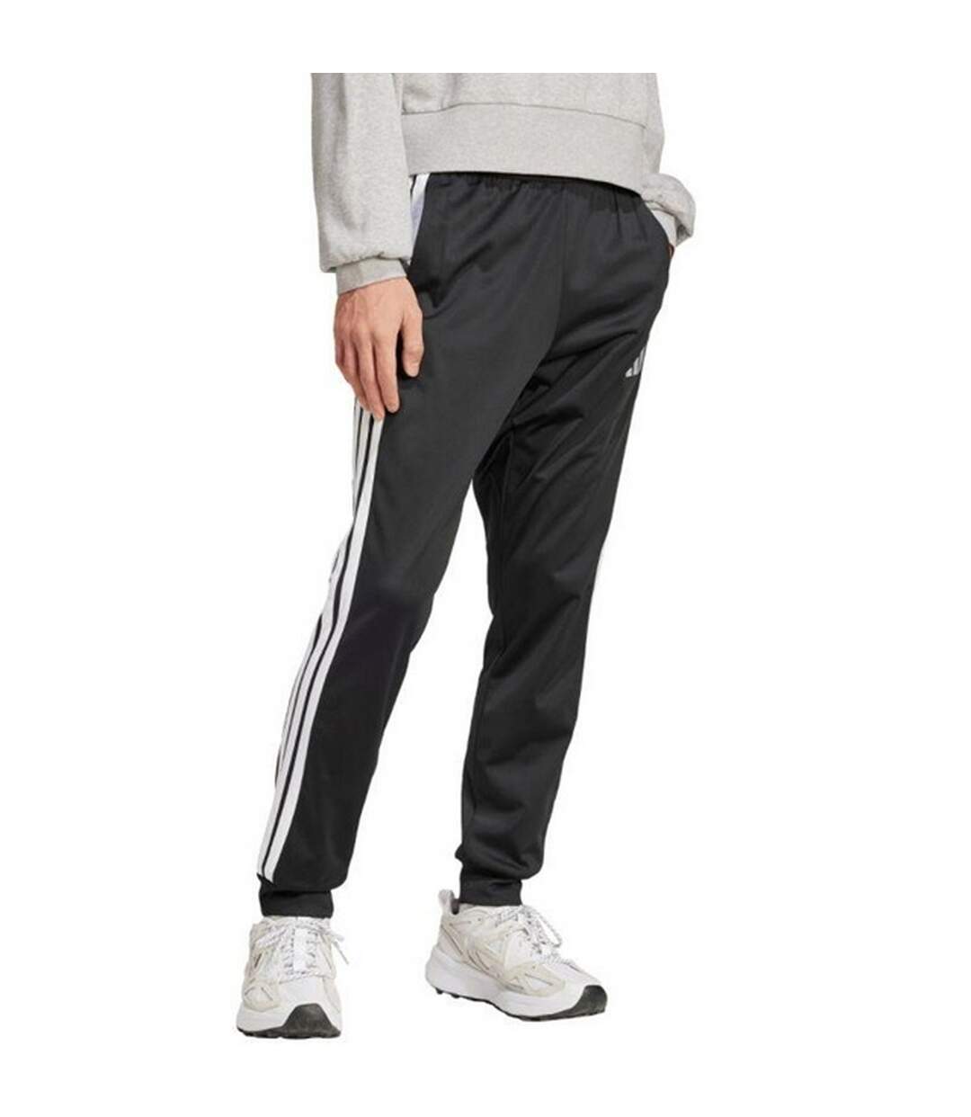 Pantalon De Jogging Style 3 Rayures Homme Noir Adidas-1