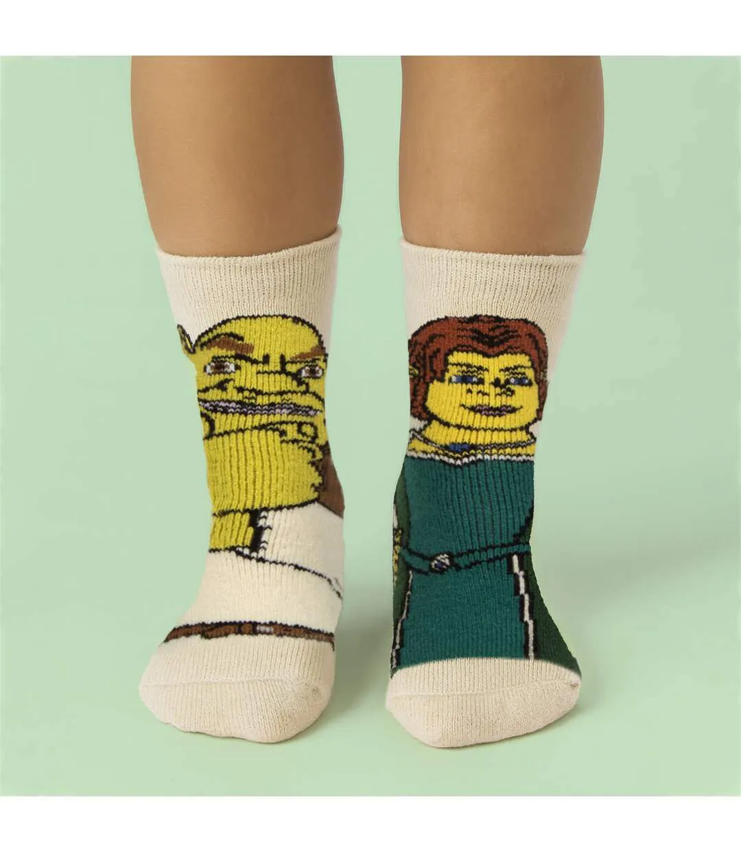 Ladies Thermal Shrek Patterned Socks with Soft Brushed Lining-3