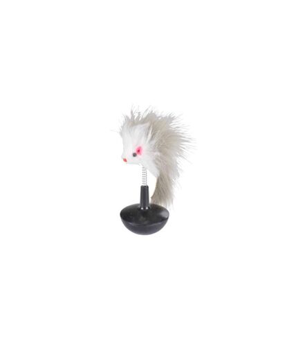 Jouet pour Chat Souris Culbuto 11cm Noir