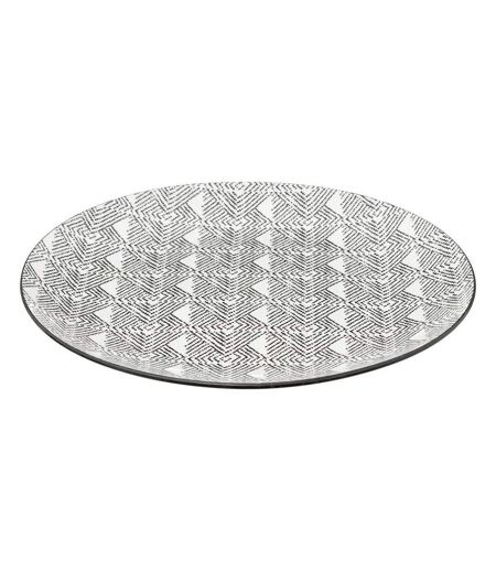 Lot de 6 Assiettes Plates Bohemia Etnic 26cm Noir
