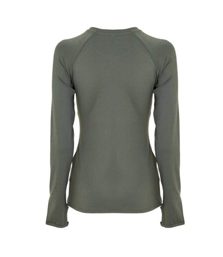 Haut Manches Longues Femme Bleu Marine USA Pro