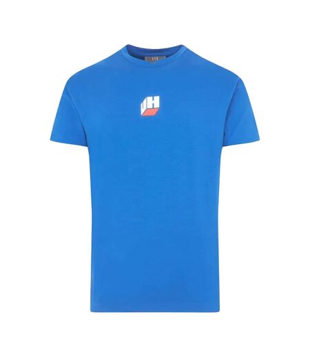 Mens Cube Logo T-shirt Blue Unlike Humans