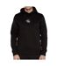 Sweat à capuche noir homme calvin klein monologo - l-1