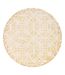 Lot de 6 Assiettes Plates Anna 25cm Crème-1