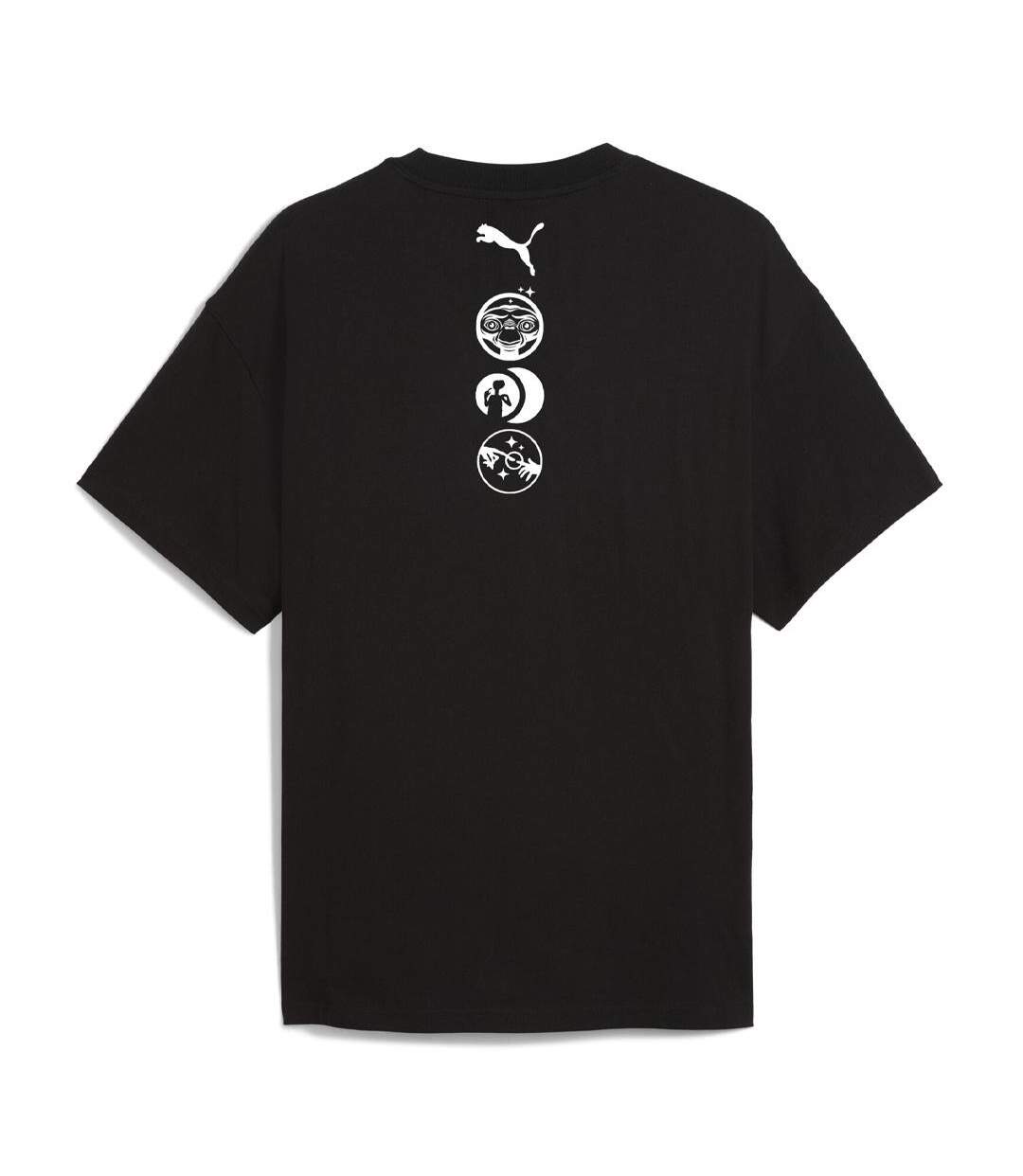 T-Shirt noir/bleu homme puma hoops-2