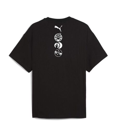 T-Shirt noir/bleu homme puma hoops