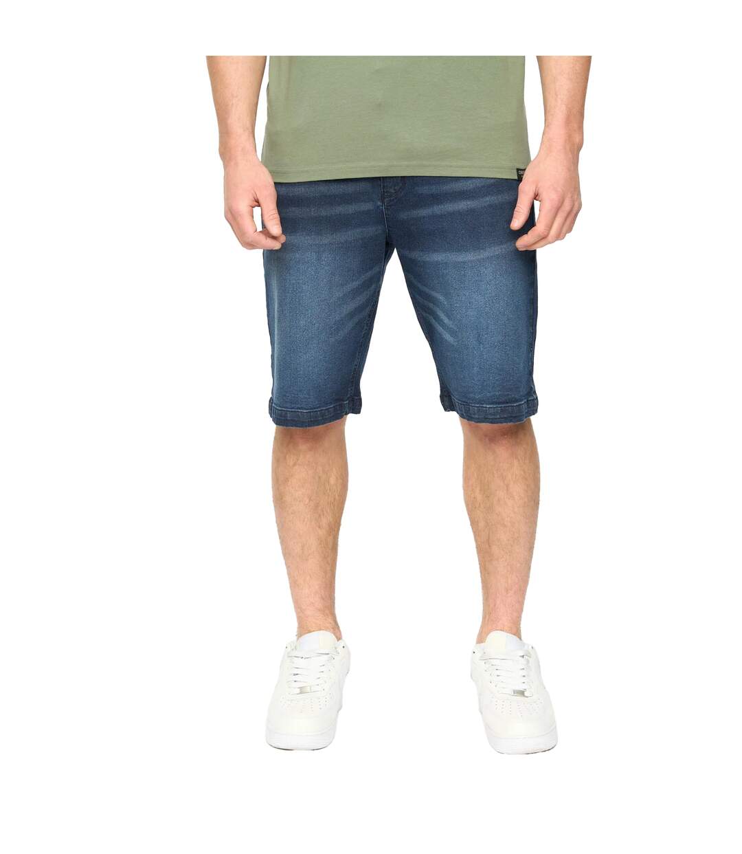 Short Kamaline Homme Bleu Foncé Crosshatch-3