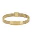 Mens Alen Stainless Steel Mesh Bracelet One Size Gold Boss-1