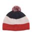 Knitted hat with pompom on top SUF19138 man