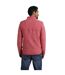 Mens Laramie Snow Marl Quarter Zip Fleece Tango Red Weird Fish-3