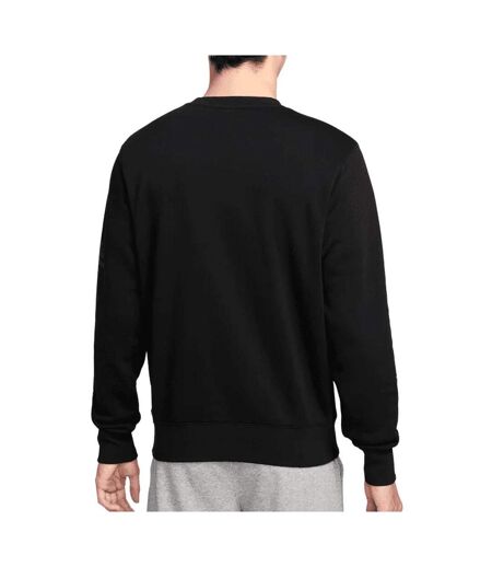 Sweat noir/rouge homme nike u nsw crew