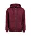 Unisex Adult Regular Full Zip Hoodie Prune Untagged Movement-1