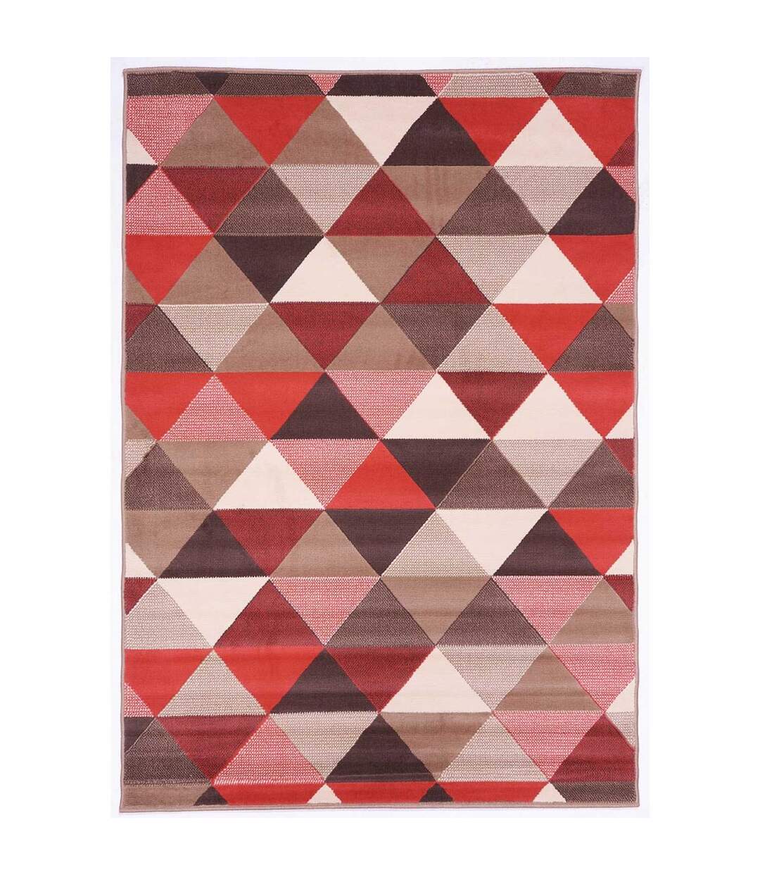 Tapis salon et chambre tissé motif géométrique AF1 TRIANGLE-1