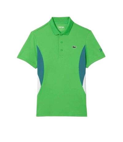 Mens Novak Djokovic Fan Regular Tennis Polo Shirt Green Lacoste