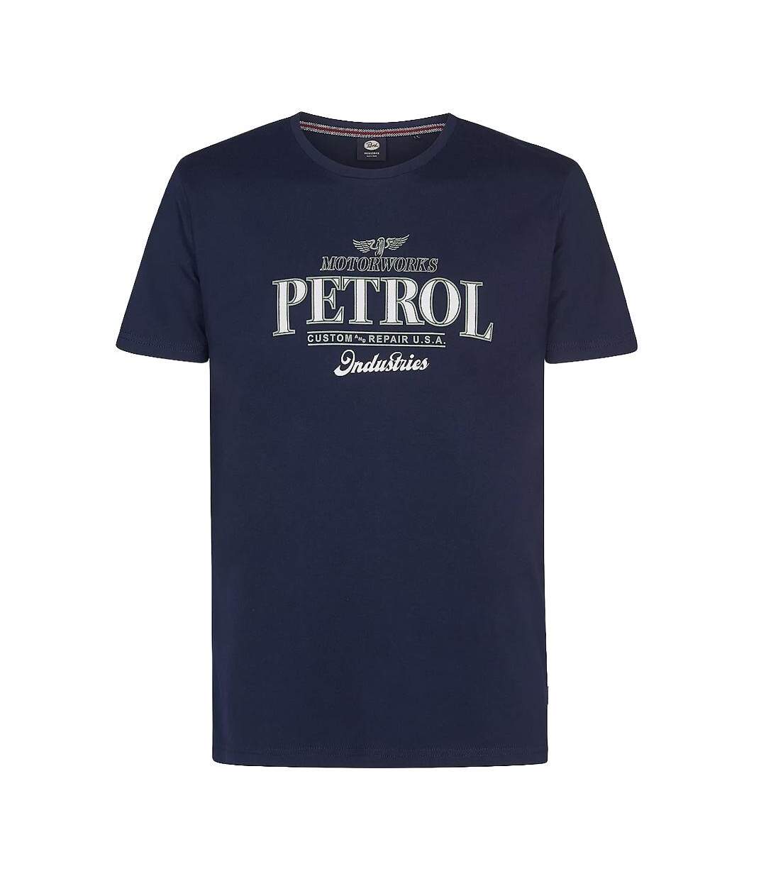 T-Shirt marine homme petrol industries classics-1