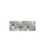 Tapis Imprimé Gaston 45x120cm Gris & Blanc-1