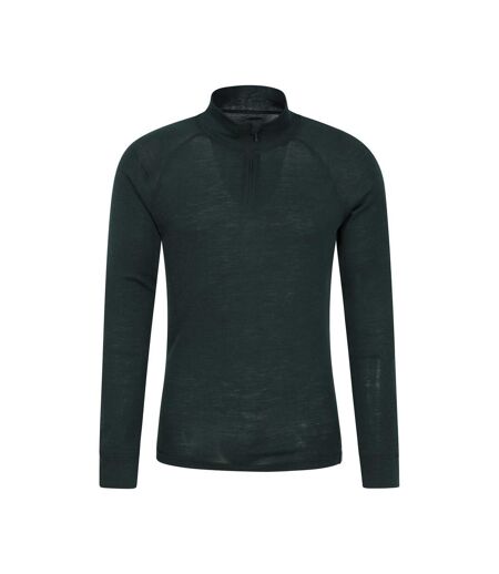 Haut Thermique Merino Homme Vert Foncé Mountain Warehouse