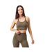 Womens/ladies Adjustable Seamless Sports Bra Ash USA-1