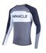 Mens Mtb Long-sleeved Cycling Jersey Multicoloured Pinnacle-3