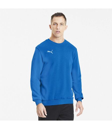 Mens Crew Neck Regular Sweatshirt Electric Blue Lemonade Puma