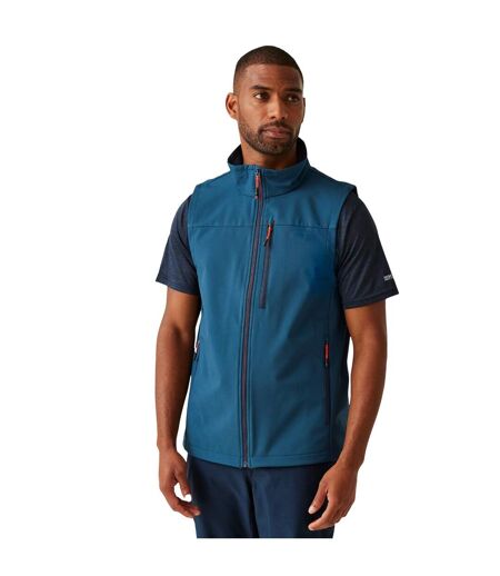 Veste Sans Manches Sans Manches Arana Homme Denim Sombre Orange Sanguine Regatta
