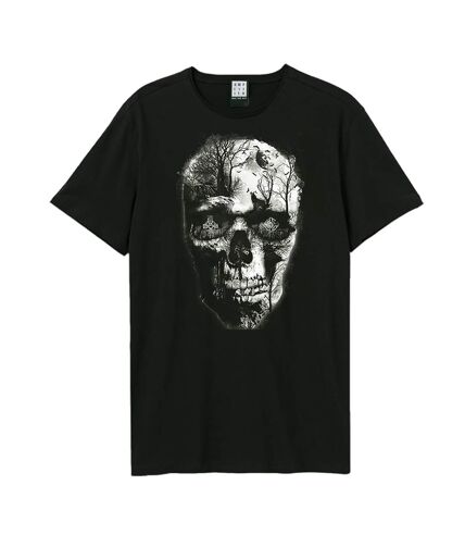 T-shirt unisexe adulte shadows graveyard noir Amplified