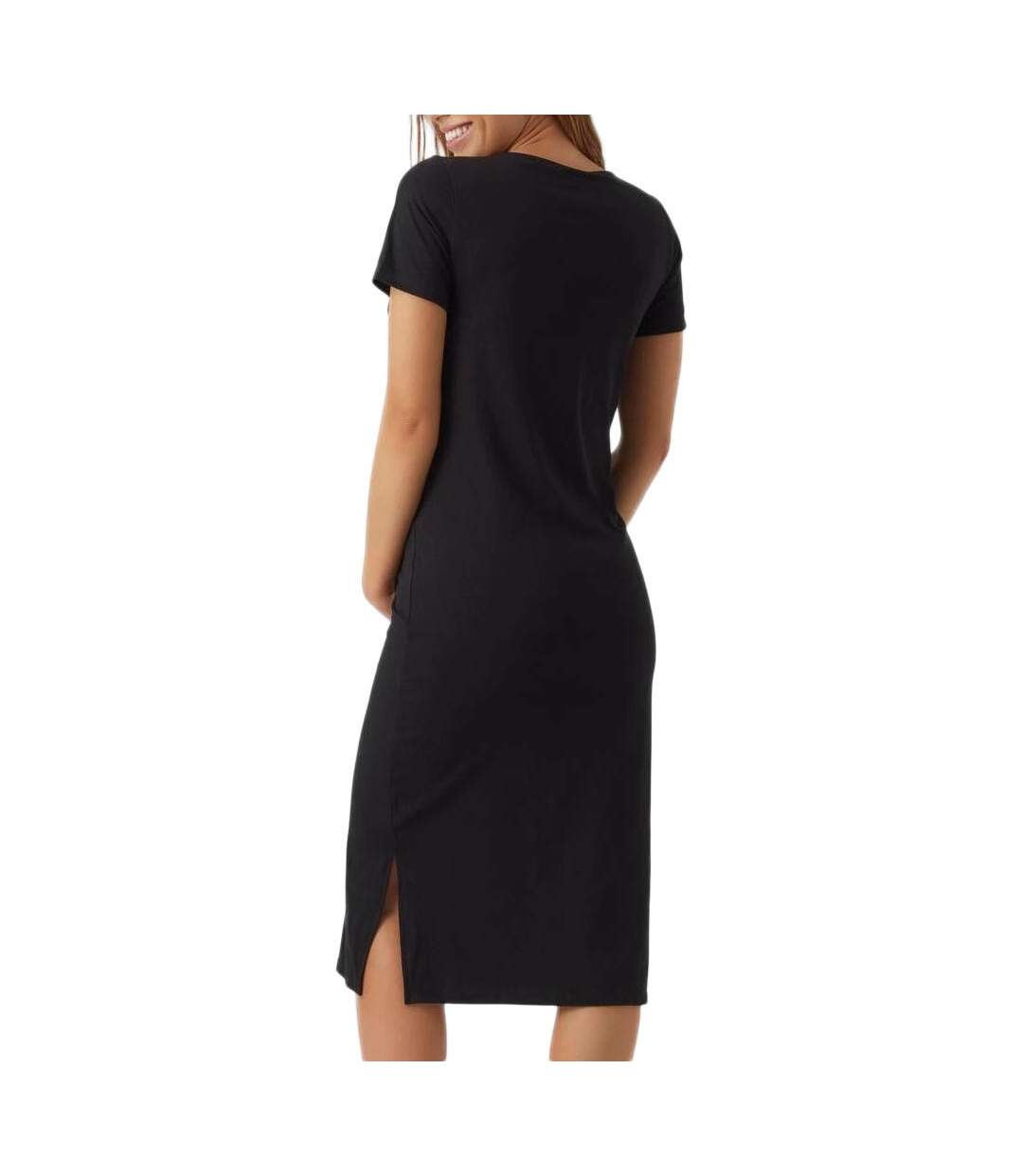 Robe D'allaitement Noir Femme Mamalicious Macy - L-2