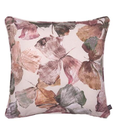 Prestigious Textiles Hanalei Leaf Throw Pillow Cover (Spice Red)