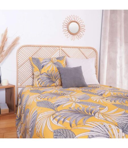 Parure de lit Adelanto - Microfibre 72 g/m² - 220 x 240 cm - Jaune