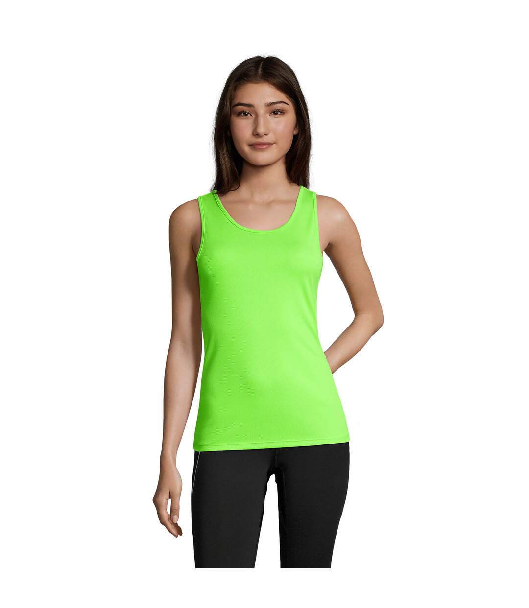Débardeur Sporty Femme Vert Néon SOLS-2