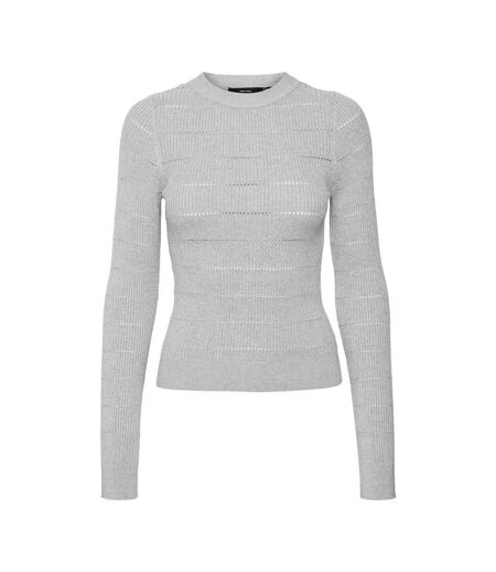 Pull gris femme vero moda paula - l