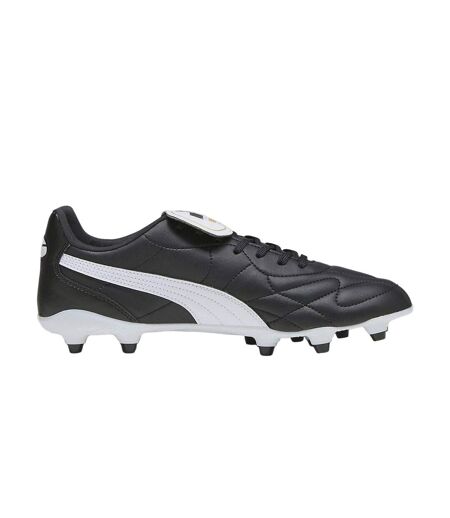 Chaussures de foot pour terrain ferme king top homme noir / blanc Puma