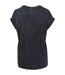 T-shirt Motif/style Délavé À L'acide Femme Noir Build Your Brand-2