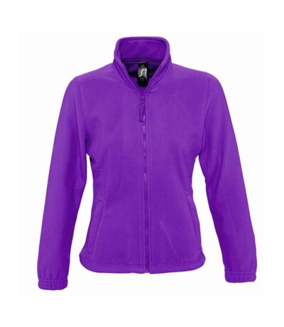 SOLS Womens/Ladies North Full Zip Fleece Jacket (Dark Purple) - UTPC344