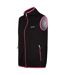 Womens/ladies Body Warmer Black Flamingo Pink Regatta-4