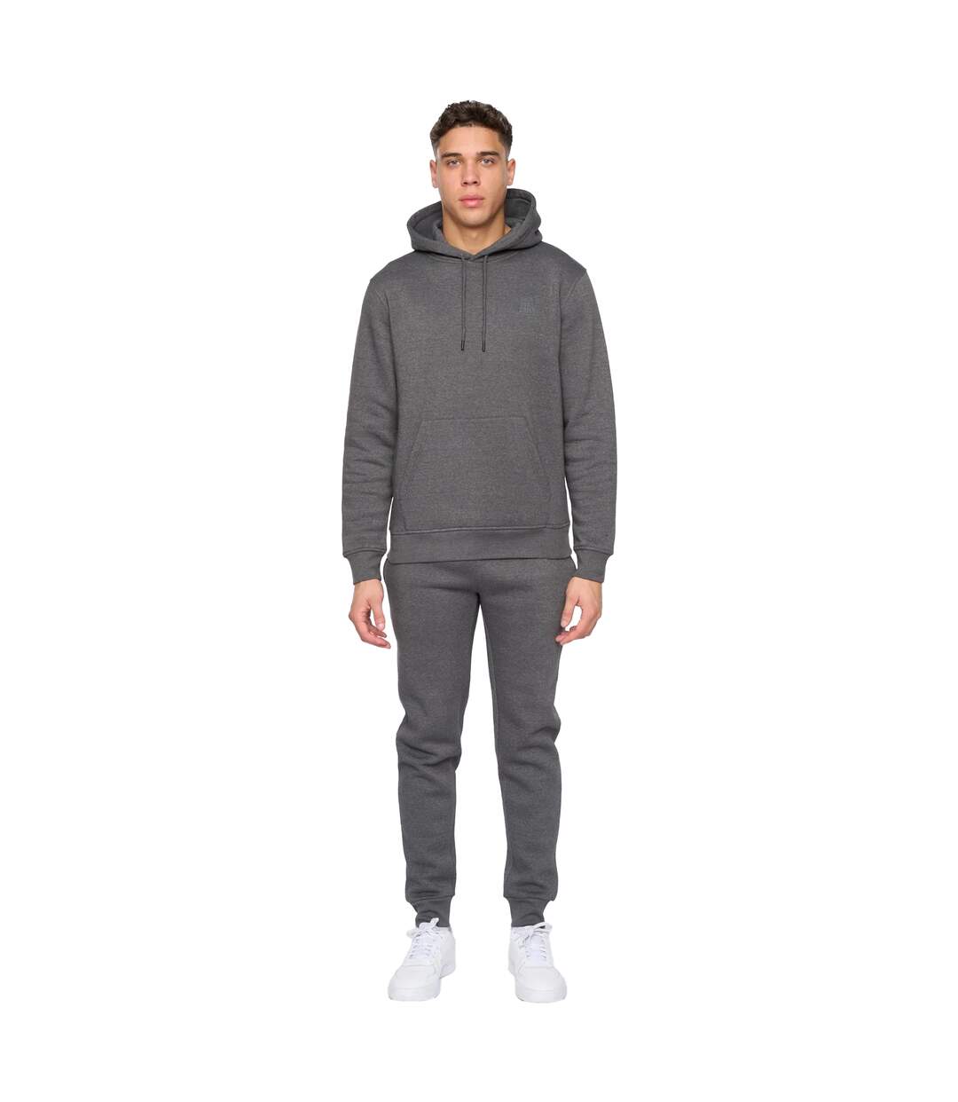 Ensemble sweat à capuche et pantalon de jogging merchell homme charbon chiné Duck and Cover