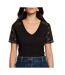 T-Shirt noir femme morgan dio-1