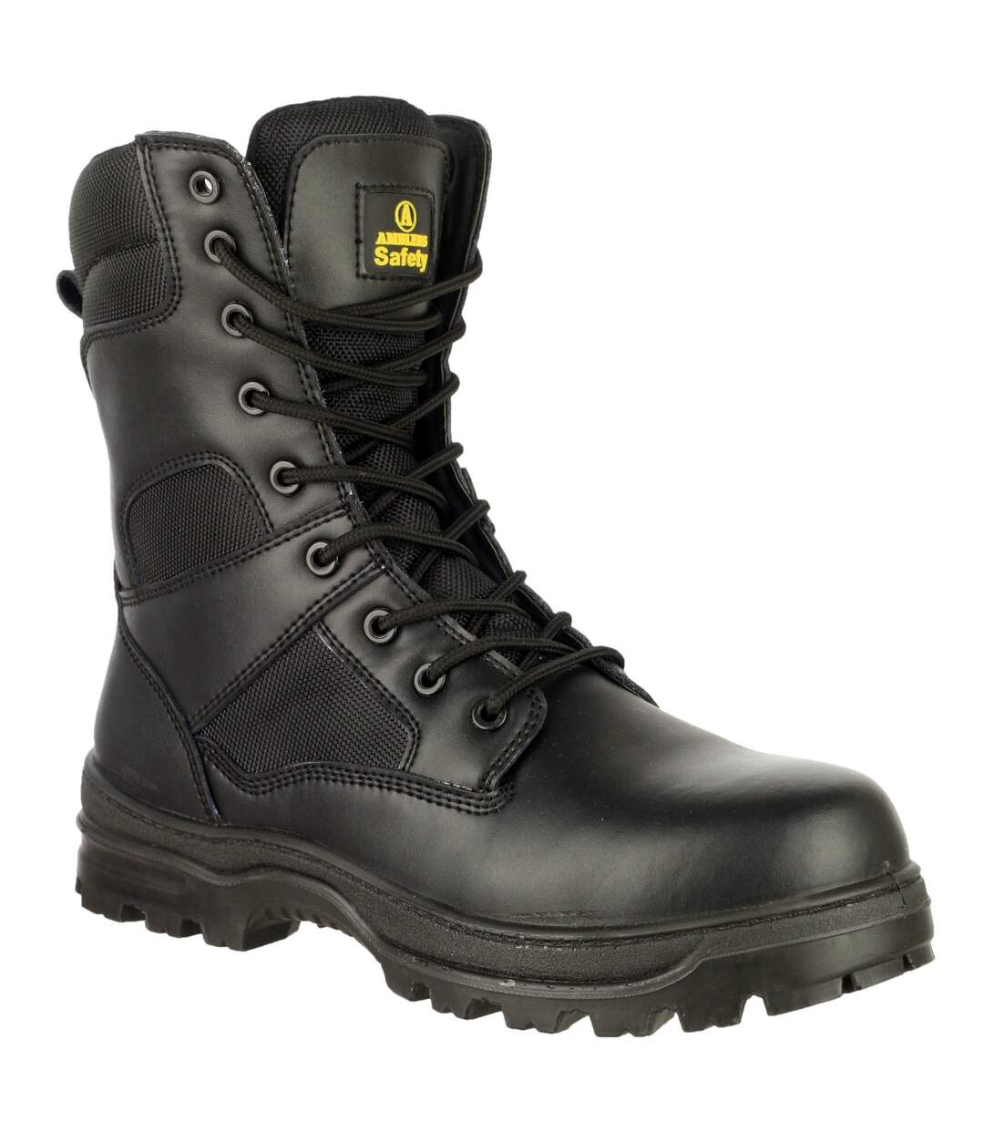 Fs008 mens safety boots black Amblers-1