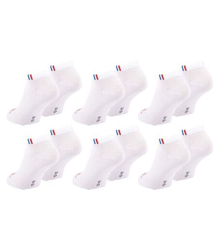 Chaussettes SNEAKER LE COQ SPORTIF Pack de 6 9392 BLANC