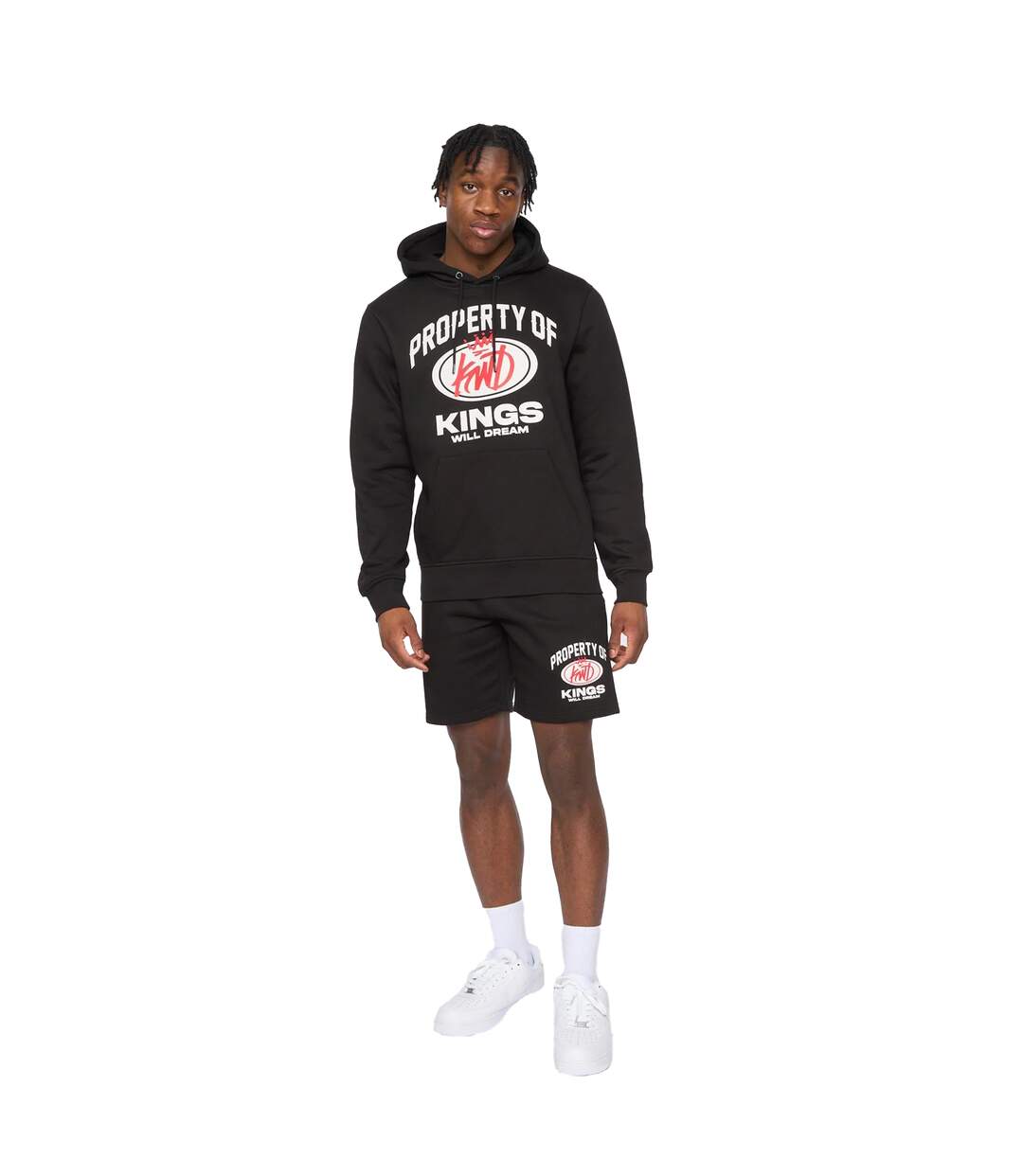 Mens Prop Hoodie Black Kings Will Dream-2