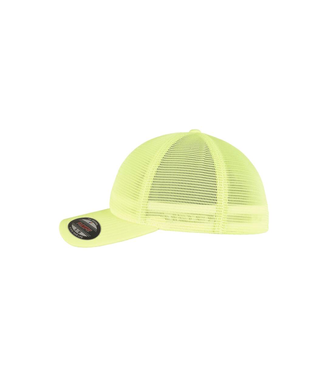 Casquette omnimesh adulte jaune néon Flexfit