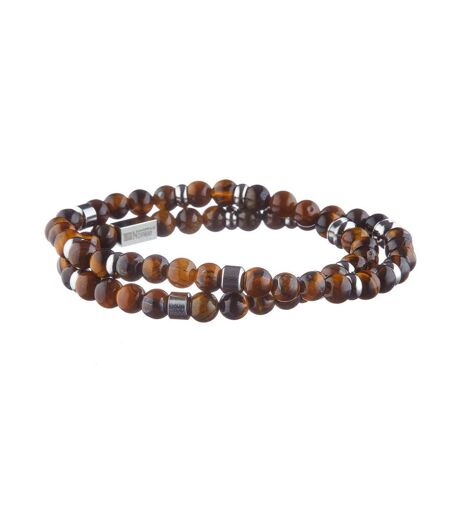 Bracelet double tour marron homme geographical norway 315055 - taille unique