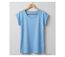 Tee-shirt MAYFLOWER DELHI3 sans manches : fraîcheur azur en coton flammé-2