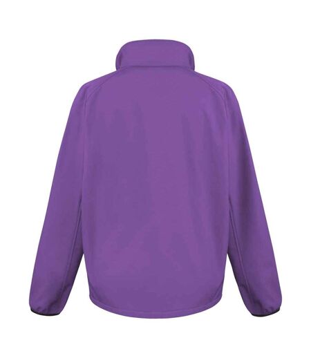 Veste Softshell Homme Violet Noir Result Core